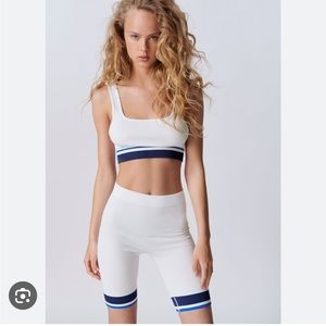 Zara Seamless Striped Set - Shorts